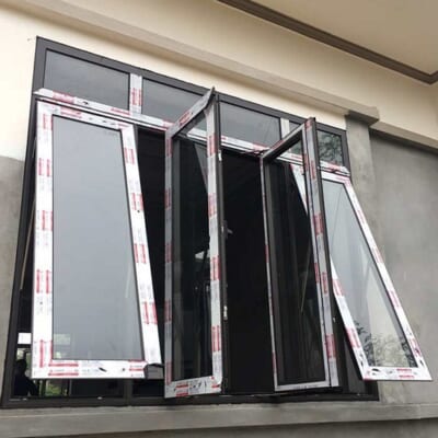 Cửa Sổ Mở Quay Kết Hợp Với Mở Hất Nhôm Xingfa