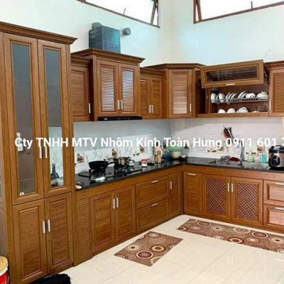 Tủ bếp nhôm Omega Deco