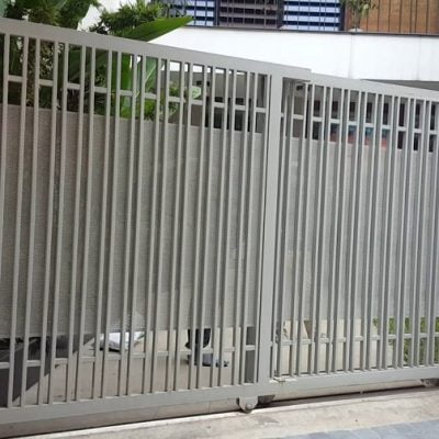 Cổng rào tự động âm sàn tại