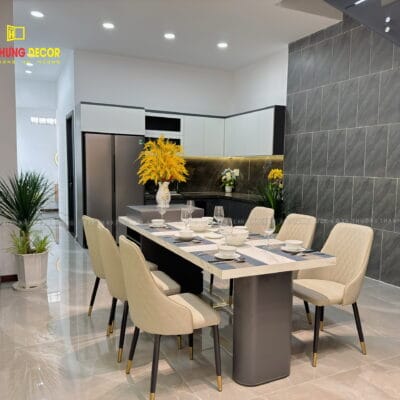 BÀN ĐẢO KẾT HỢP BÀN ĂN SANG TRỌNG